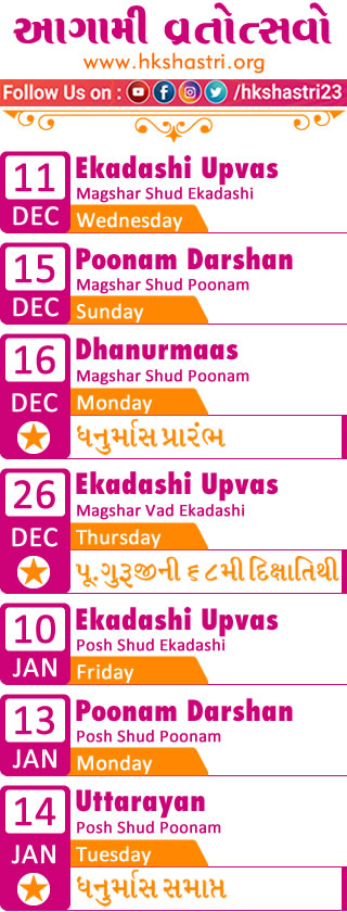 Gujarati Tithi Calendar